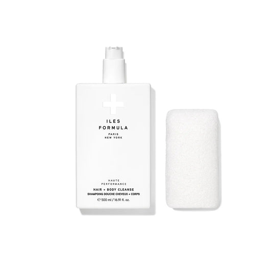 Iles Hair + Body Cleanse with Body Sponge